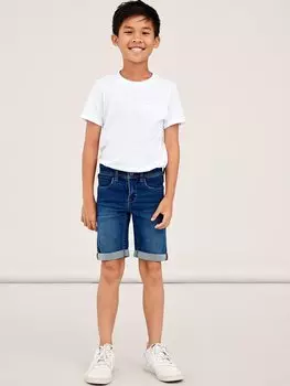 Джинсовые шорты SILAS SLIM Name it, цвет medium blue denim