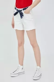 Джинсовые шорты Superdry, белый