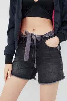 Джинсовые шорты Superdry, серый