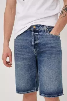 Джинсовые шорты Superdry, синий