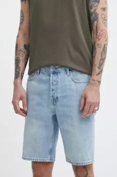 Джинсовые шорты Superdry, синий