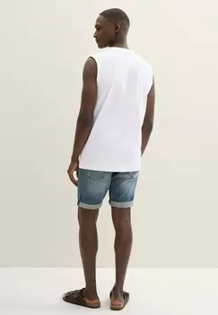 Джинсовые шорты SUPERFLEX JOSH TOM TAILOR, синий деним