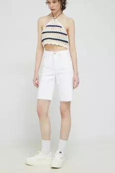 Джинсовые шорты Tommy Jeans, белый