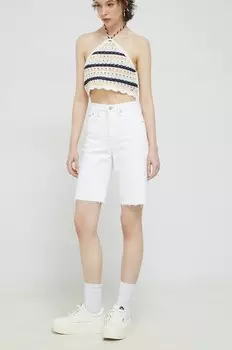 Джинсовые шорты Tommy Jeans, белый