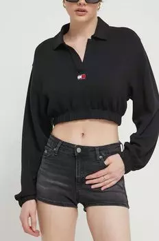 Джинсовые шорты Tommy Jeans, черный