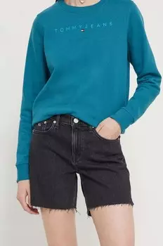 Джинсовые шорты Tommy Jeans, черный