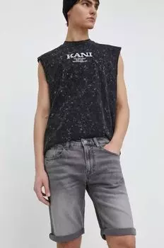Джинсовые шорты Tommy Jeans, серый