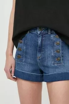 Джинсовые шорты Twinset, синий