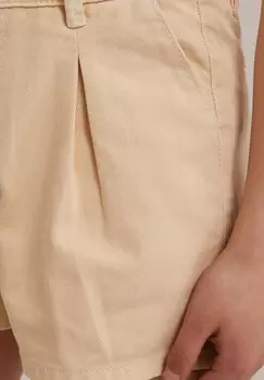 Джинсовые шорты WE Fashion, бежевый