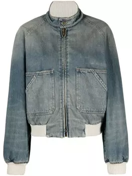Джинсовый бомбер Golden Goose, синий