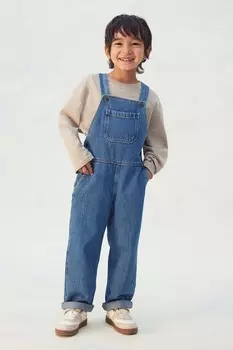 Джинсовый комбинезон H&M, синий