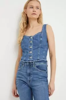 Джинсовый топ Levi's, синий