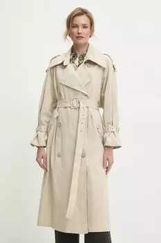Джинсовый тренч Answear.Lab, бежевый