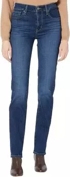 Джинсы 724 High-Rise Straight Levi's, цвет Carbon Glow