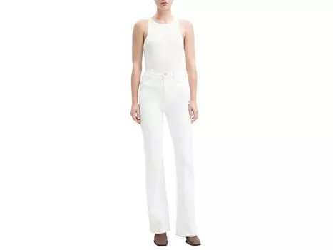 Джинсы 7 For All Mankind, Easy Boot Centerback Split in Ecru
