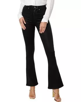 Джинсы 7 For All Mankind Ultra High-Rise Skinny Boot Tailorless in Coated Black, цвет Coated Black