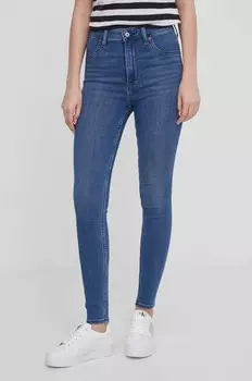 Джинсы Abercrombie & Fitch, темно-синий