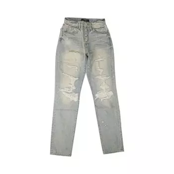 Джинсы Amiri Destroyed Slouch 'Blue', синий