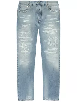 Джинсы AMIRI с эффектом потертости, синий