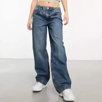 Джинсы Asos Design Baggy, темно-синий