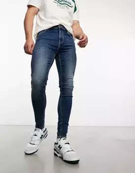 Джинсы Asos Design Power Stretch, синий