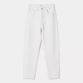 Джинсы Bershka Mom, белый