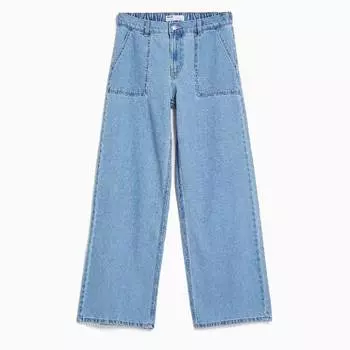 Джинсы Bershka With Elasticated Waistband, синий