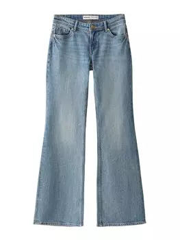 Джинсы Bootcut Bershka, синий деним