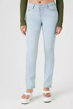 Джинсы Bootcut из эластичного денима Forever 21, деним