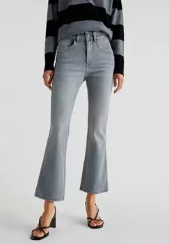 Джинсы Bootcut Scalpers, серый деним