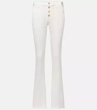 Джинсы Bootcut со средней посадкой 7 For All Mankind, белый