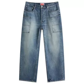 Джинсы Cargo Monkey Fit Kenzo, синий
