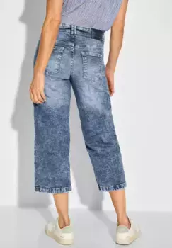 Джинсы Cecil свободного кроя, высокая талия, цвет Light Blue Wash