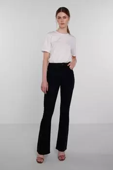 Джинсы - Черный - Bootcut PIECES, черный