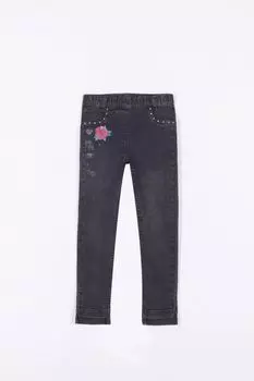 Джинсы Coccodrillo черные ТРЭГГИНЫ SLIM кроя