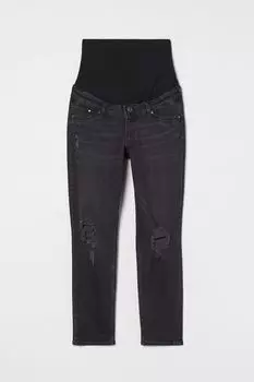 Джинсы до щиколотки MOM Mom H&amp;M, черный/мытье