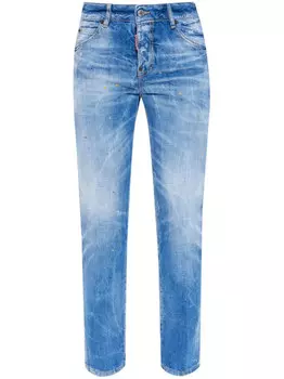 Джинсы DSQUARED2 из хлопка, синий