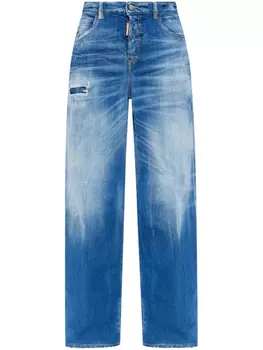 Джинсы DSQUARED2 из хлопка, синий