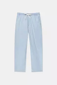 Джинсы-джоггеры Pull&Bear Basic, бледно-голубой