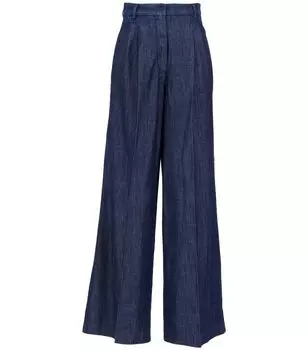 Джинсы фуксии Weekend Max Mara, синий