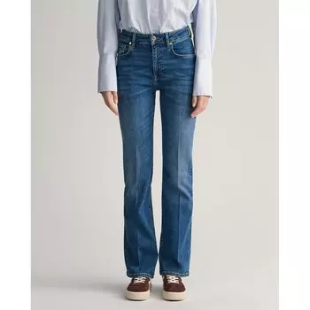Джинсы Gant 4100227 Flare Slim Fit, синий
