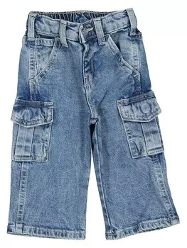 Джинсы GAP Cargo Wide leg, синий
