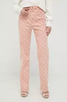 Джинсы Guess, розовый