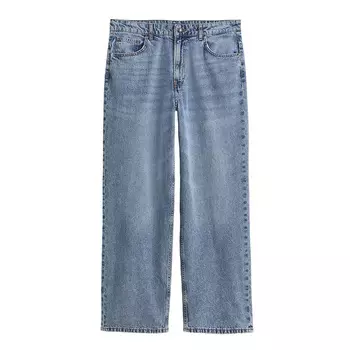 Джинсы H&amp;M 90s Baggy High +, синий