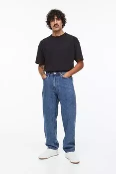 Джинсы H&M, синий деним