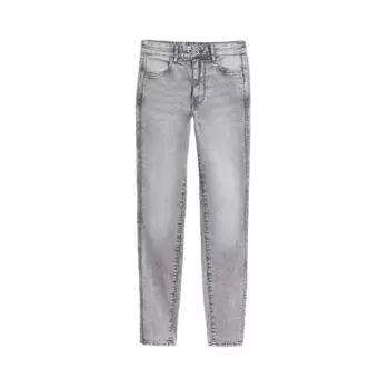 Джинсы H&amp;M Skinny High Ankle, светло-серый