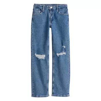 Джинсы H&amp;M Straight Fit Low, синий
