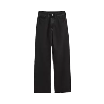 Джинсы H&M Wide High, черный