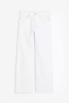 Джинсы H&M Baggy Regular, белый