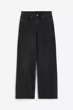 Джинсы H&M Baggy Regular, черный